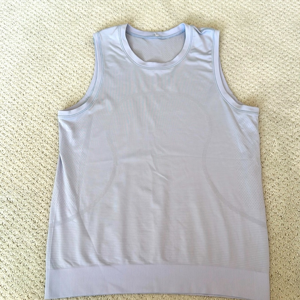Lululemon Swiftly Breathe Relaxed-Fit Muscle Tank Top Lilac Size 6